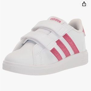 ADIDAS | Grand Court Toddler Sneaker Pink and White size 8.5